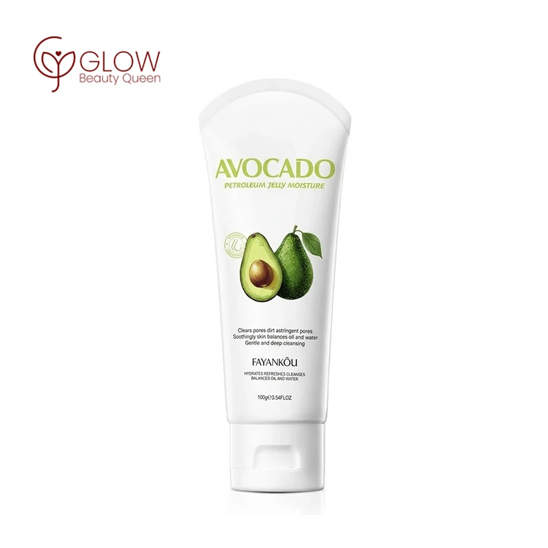 FAYANKÔU Avocado Petroleum Jelly Moisture Cleanser (100g) – অ্যাভোকাডো ও ময়েশ্চারাইজিং জেলির পুষ্টিতে সতেজ ও উজ্জ্বল ত্বক